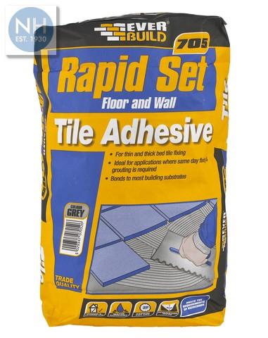 Everbuild 705 Rapid Set Tile Adhesive 20kg - EVERAPID20 