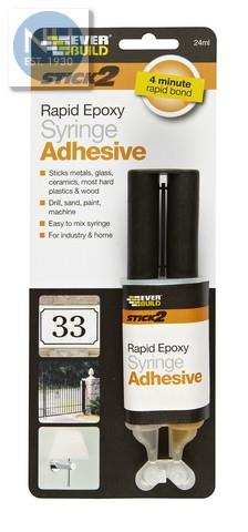 Stick2 Rapid Epoxy Syringe 24ml - EVES2RAPEX24 