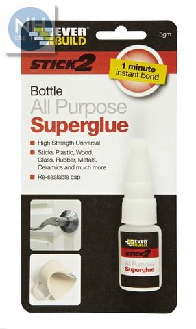 Stick2 All Purpose Superglue Bottle 5g - EVES2SUPBOT05 