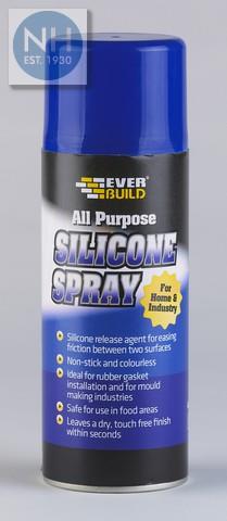 Everbuild Silicone Spray 400ml - EVESILSPRAY 