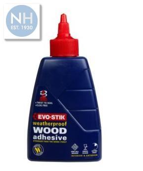 Evo-Stik Waterproof Resin Wood Glue 125ml Blu Bottle - EVOWW125 