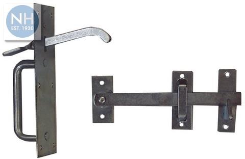 Black Japan Suffolk Latch Pre Packed SP202 - FDLSP202BJ 