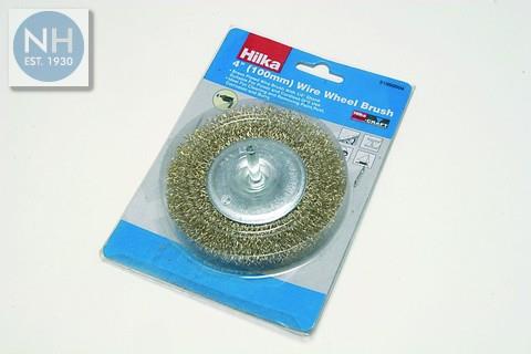 Hilka 51950004 Wire Wheel Brush 4" - HIL51950004 