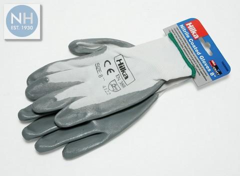 Hilka 75030008 Nitrile Coated Work Gloves Size 8 - HIL75030008 