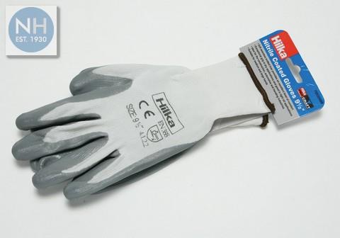 Hilka 75030009 Nitrile Coated Work Gloves Size 9.5 - HIL75030009 