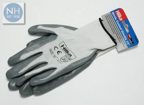 Hilka 75030010 Nitrile Coated Work Gloves Size 10 - HIL75030010 
