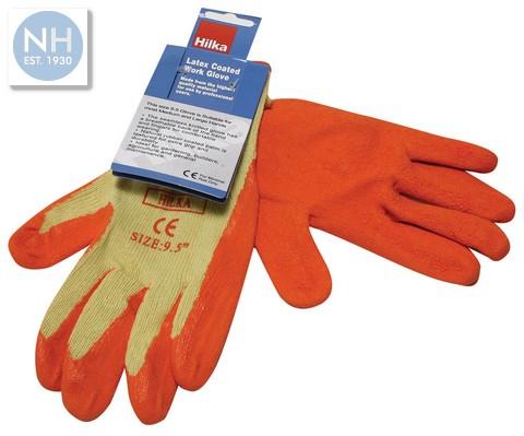 Hilka 75504508 Latex Coated Gloves Size 9.5 - HIL75555002 