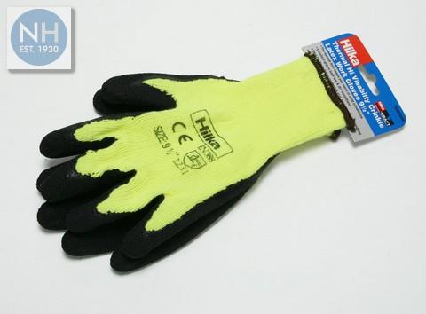 Hilka 75580009 Thermal Latex Work Gloves Size 9.5 - HIL75580009 