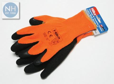 Hilka 75580009 Thermal Latex Work Gloves Size 10 - HIL75590010 