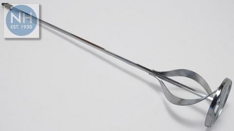 Hilka 78673512 Chrome Heavy Duty Paddle Mixer 120 x 735mm - HIL78673512 