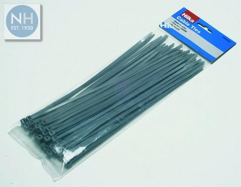 Hilka Cable Ties Grey 4.8 X 250mm Bag-50 - HIL79048250 