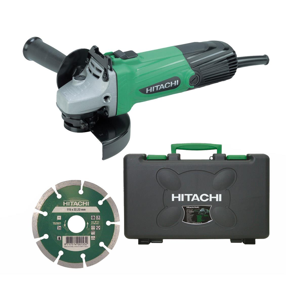 HITACHI G12SS ANGLE GRINDER 4.1/2" 110V - HITG12SS-1 