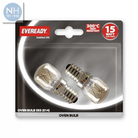 Status Oven Lamps 15W SES Clear Pk2 - HNH15SOSESCB216 - DISCONTINUED 