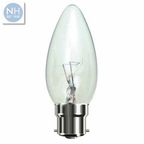 Status Candle Light Bulbs 40W SES= 5pk/2 - HNH40SCSESC2PKX5 