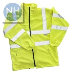 Hi-Viz Yellow Fleece Jacket Large - HNH98LARGE 