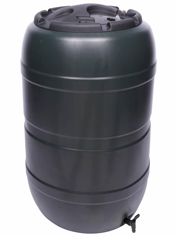 Black Water Butt 210L c/w Lid and Tap - HNHBUTTBK - SOLD-OUT!! 