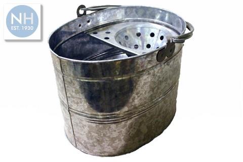 Galvanised Oval Mop Bucket - HNHGALVMOP 
