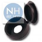 SCREW COVER CAP HINGED BLACK - HNHHCC2 