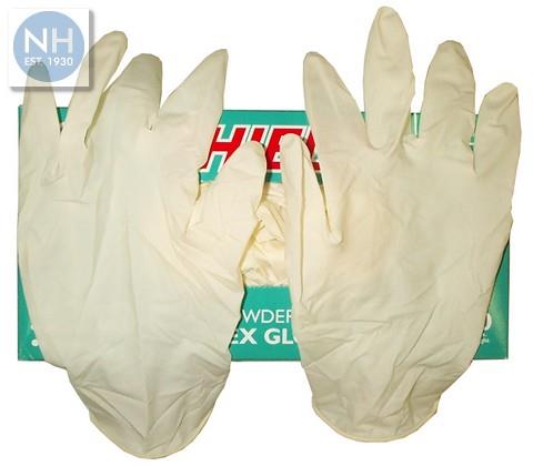 Latex Gloves Medium Box 100 - HNHLATEXM 