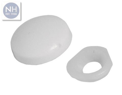 PLASTIC DOME CAP WHITE - HNHPDT0 