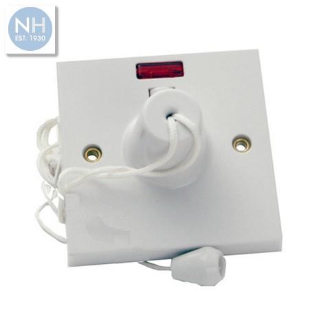 Status Ceiling Switch 2 Way 45 Amp Neon - HNHS45ACSB3 