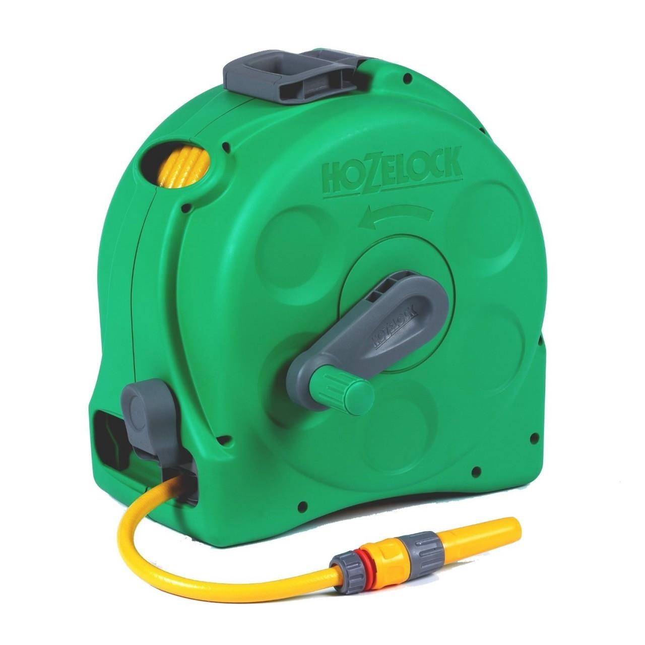 Hozelock 2415 2 in 1 Compact Reel and 25m Hose - HOZ2415 