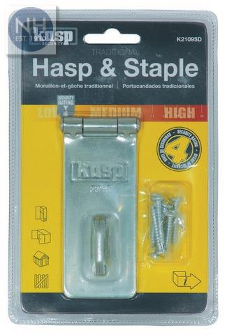 Kasp K210 Hasp and Staple 95mm - KASK21095D 