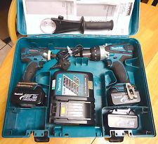 MAKITA DK18000X2 18V LI-ION 2PC COMBO KIT C/W 3 BATTERIES - MAKDK18000X2 