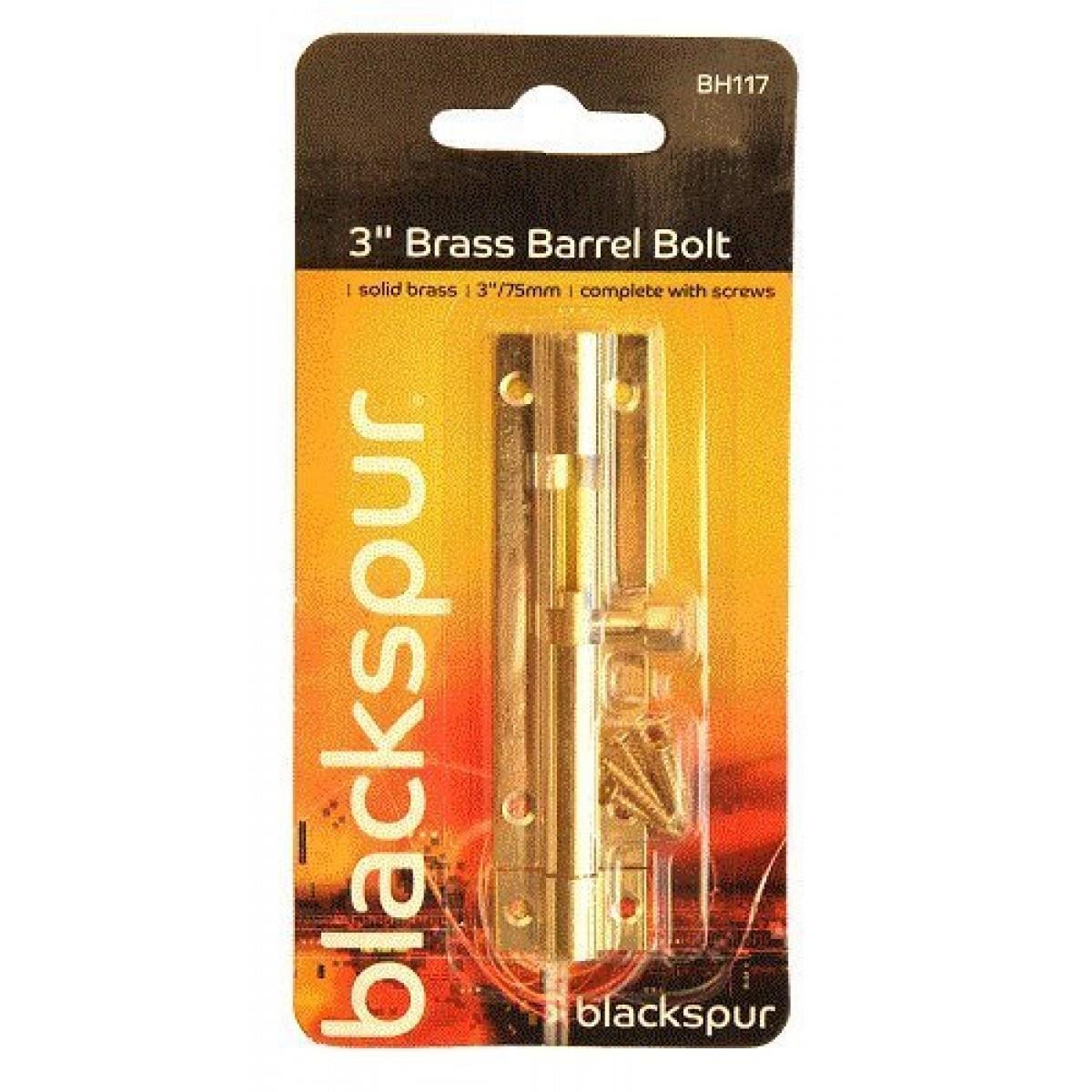 Securit B1523 Brass Door Bolt 50mm - MPSB1523BULK 