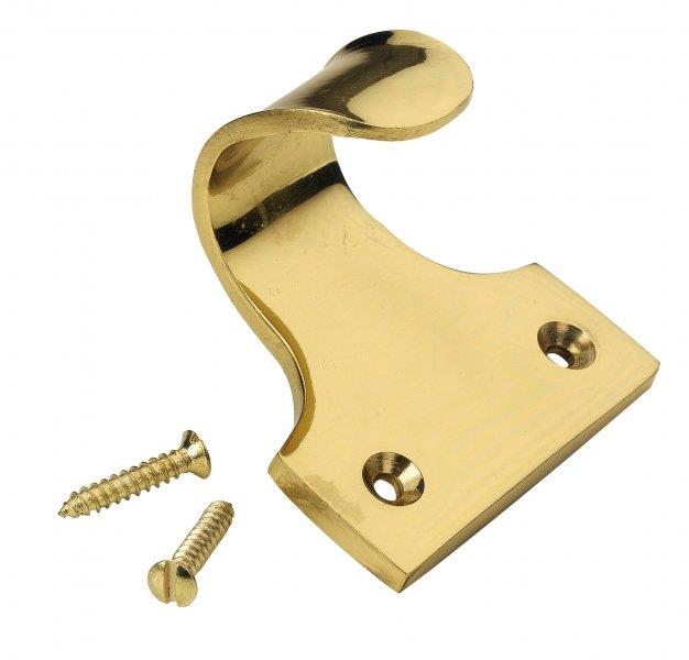 Securit B2580 Brass Sash Handle - MPSB2580BULK 