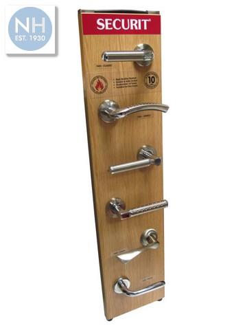 Securit Display of 11 800x190mm Designer Lever Handles - MPSDISP11 