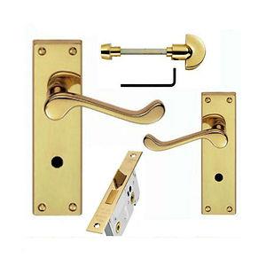 Securit DP0029 Victorian Brass Mortice Knob Pack - MPSDP0029 