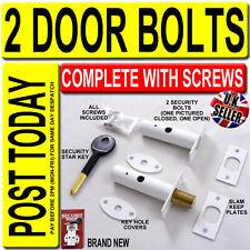 Securit S1065 2 x White security door bol - MPSS1065 