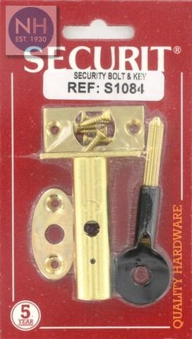 Securit S1084 Security Bolt and Key BP - MPSS1084 