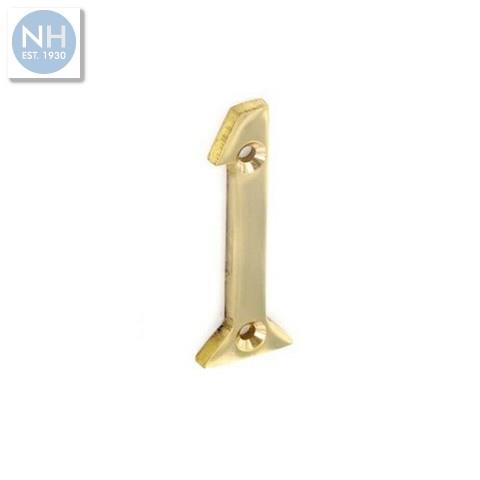 Securit S2481 50mm Brass numeral No 1 - MPSS2481 
