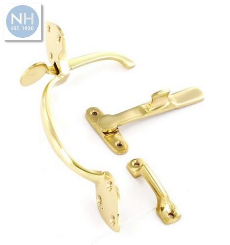 Securit S2539 Brass suffolk latch set - MPSS2539 