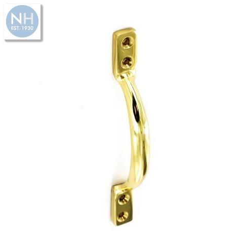 Securit S2580 125mm Brass sash handle - MPSS2580 