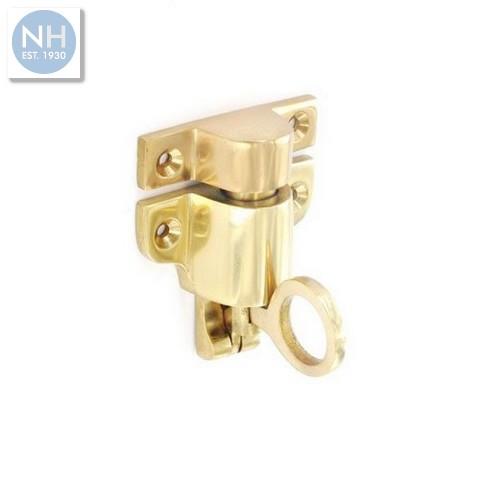 Securit S2588 65mm Brass fanlight catch - MPSS2588 