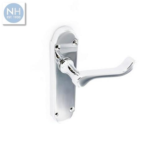 Securit S2711 170mm Chrome shaped latch ha - MPSS2711 