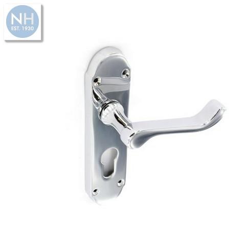 Securit S2713 170mm Chrome shaped euro loc - MPSS2713 