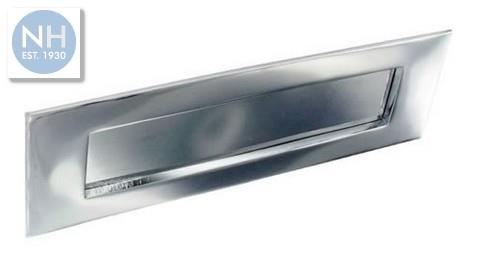 Securit S2930 250mm Chrome letter plate - MPSS2930 