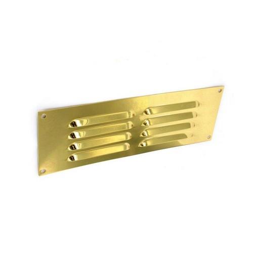 Securit S3216 9" x 3" Gold aluminium louvr - MPSS3216 