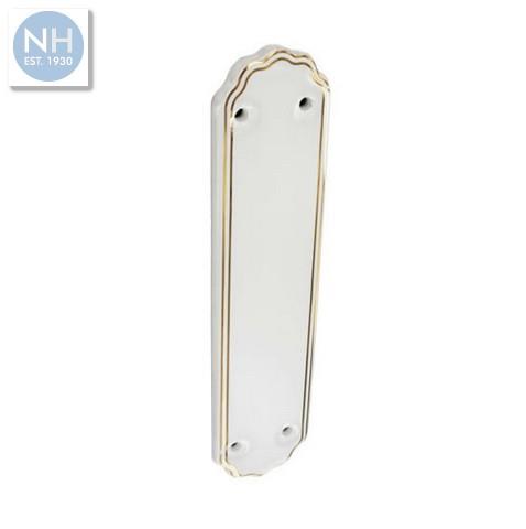 Securit S3287 255mm Finger plate white / g - MPSS3287 