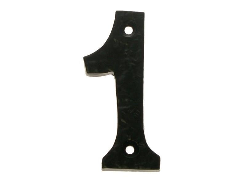 Securit S3351 75mm Black antique numeral 