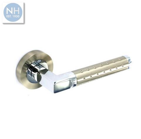 Securit S3483 50mm SN/CP Latch handles - MPSS3483 