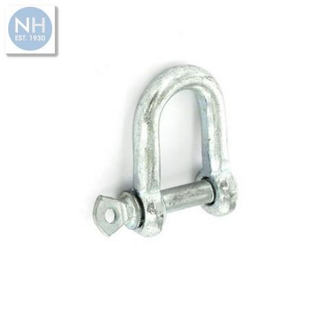 Securit S5690 6mm Dee shackle zinc plated - MPSS5690 