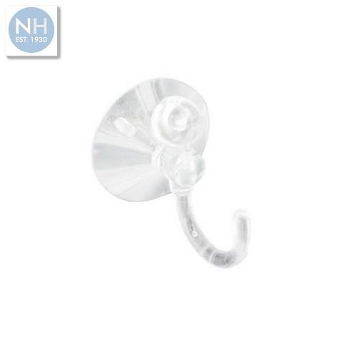 Securit S6367 25mm Suction hook clear - MPSS6367 