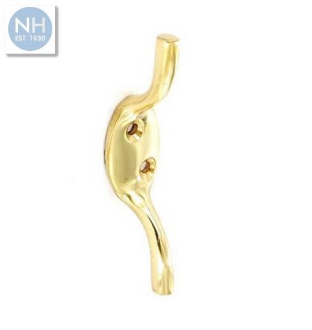 Securit S6581 medium Brass cleat hook - MPSS6581 