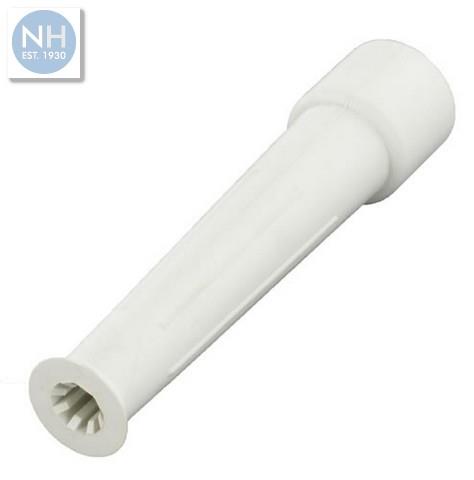 Securit S6901 65mm Rubber tap swirl white - MPSS6901 