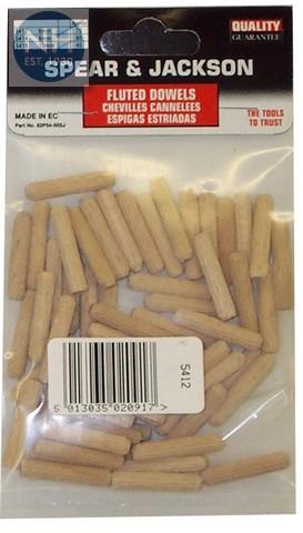 Spear and Jackson 5412 Wood Dowells 6mm Pack - NEI5412 